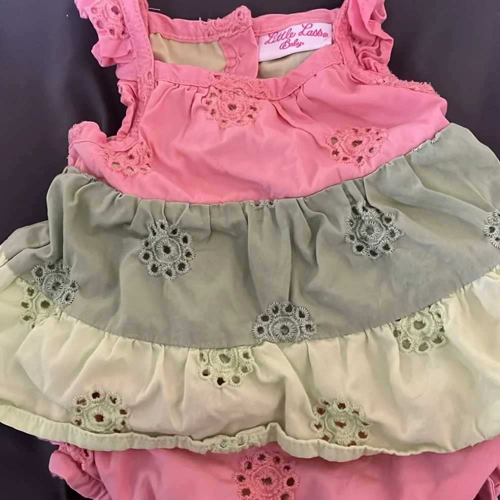 Little lass baby dresses 0-3months/3-6 months